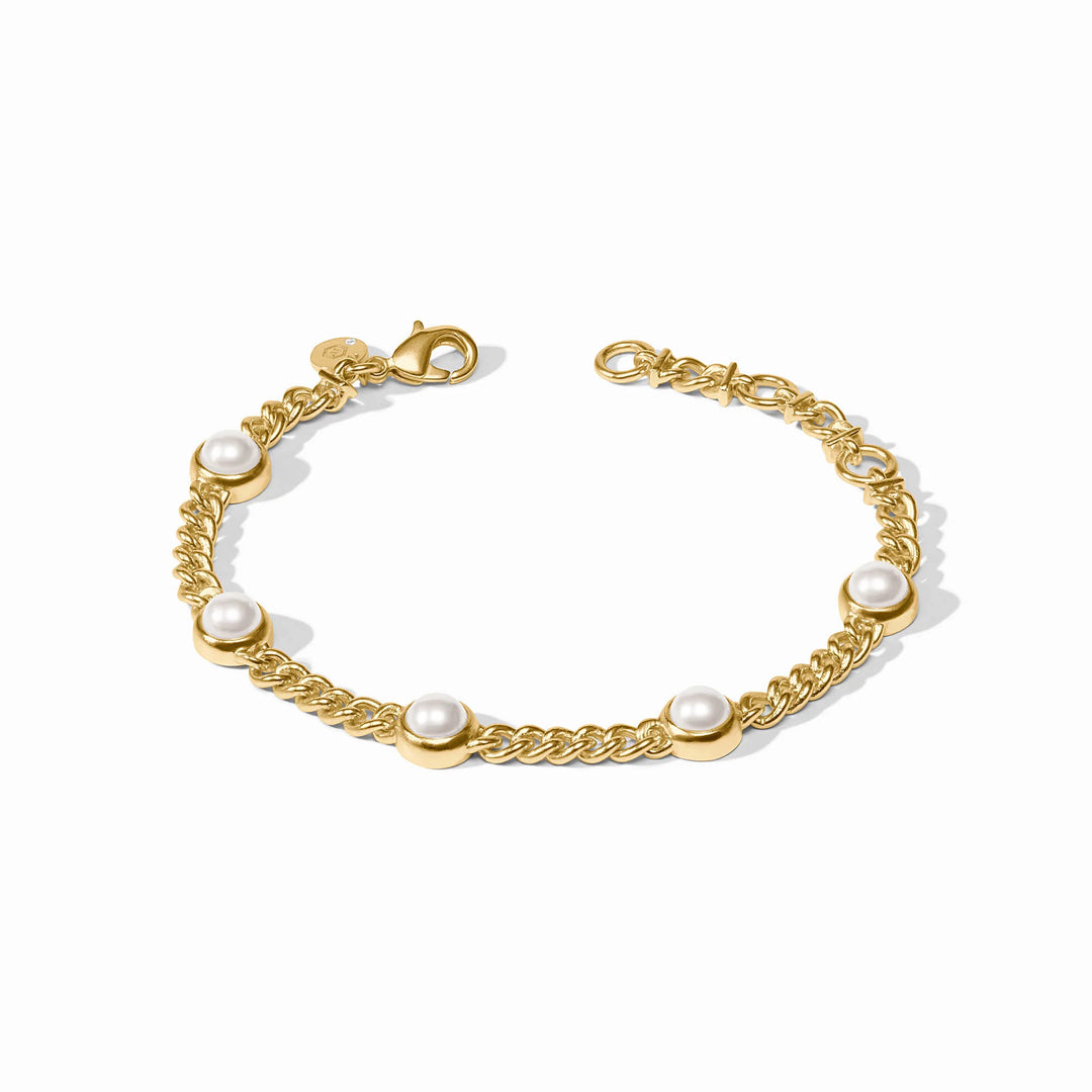 Julie Vos Dolce Delicate Bracelet featuring signature gold-plated craftsmanship and delicate details.