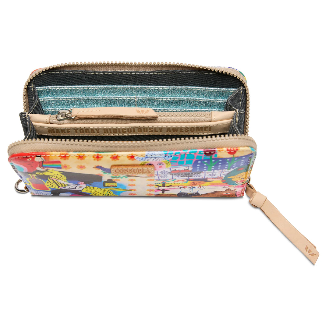 Consuela Colin Essential Wallet - Slim Artist Print  Zip Wallet