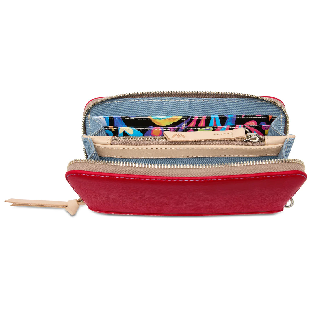 Consuela Maren Essential Wallet - Pink Leather Large Capacity Wallet