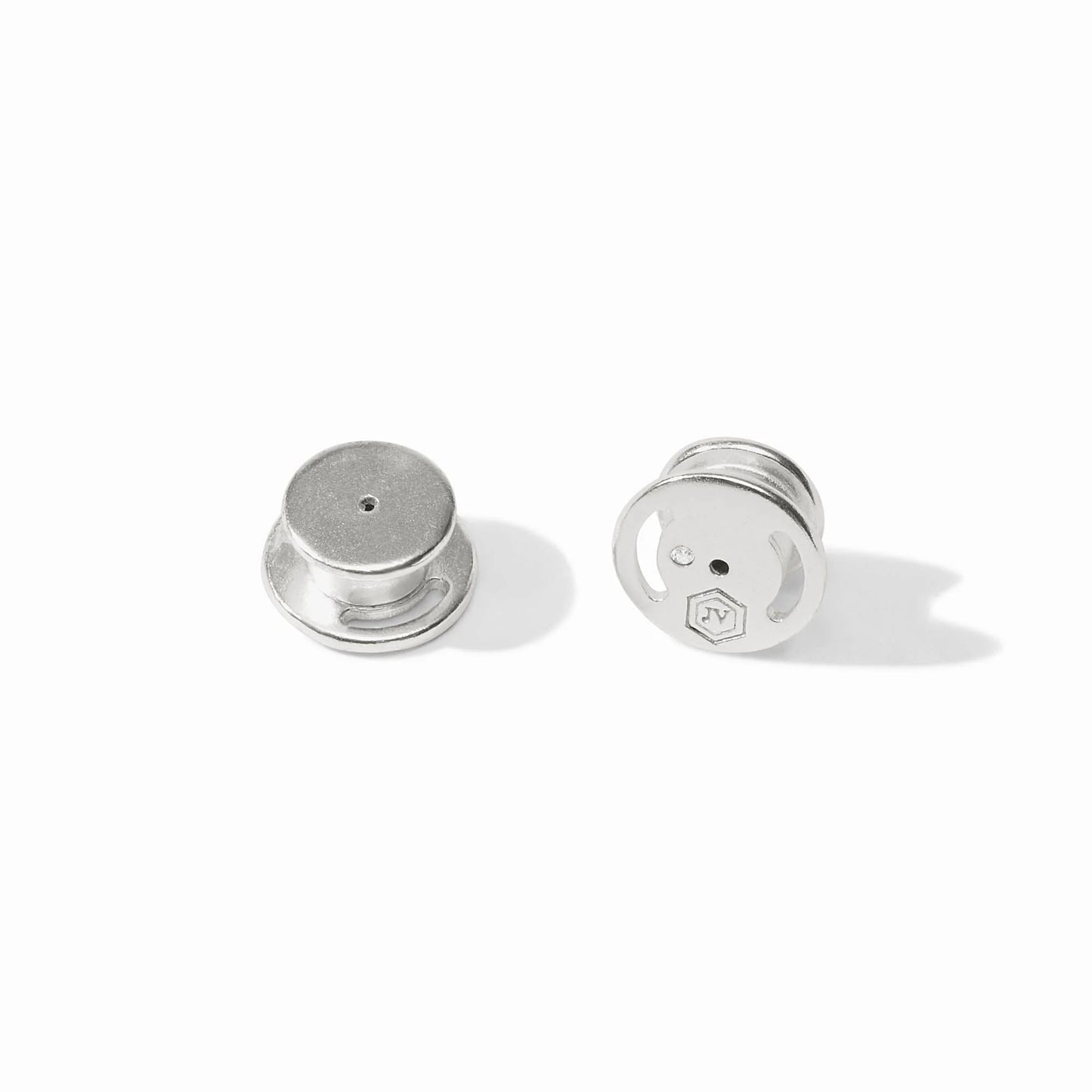 Signature Earring Back Set-Silver