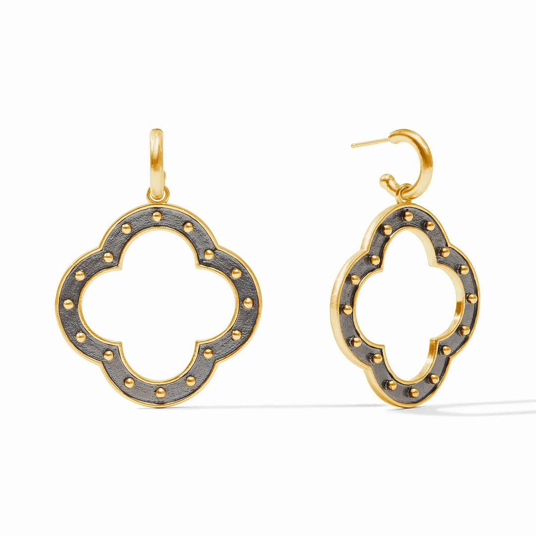 SoHo Statement Hoop &amp; Charm Earring