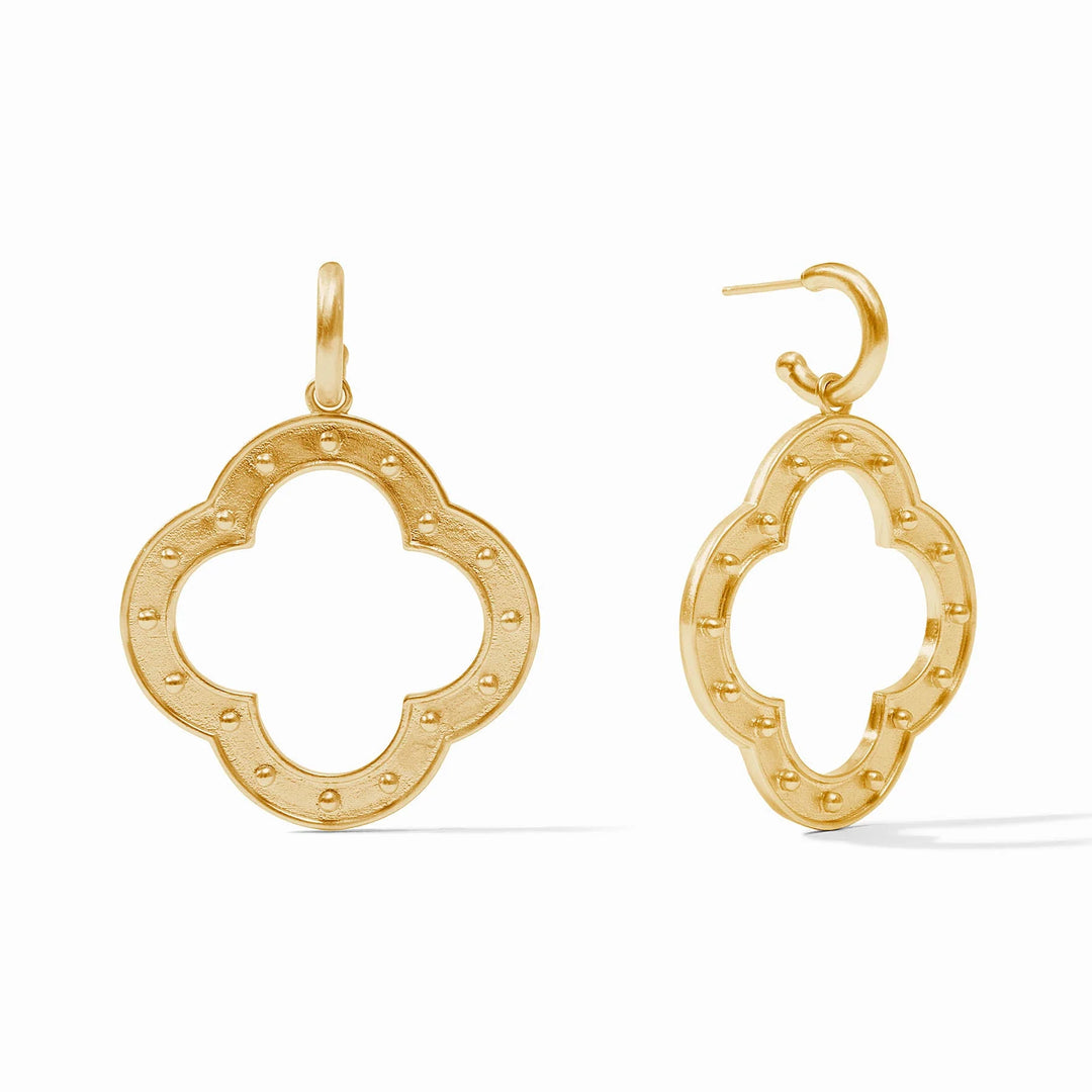 SoHo Statement Hoop &amp; Charm Earring