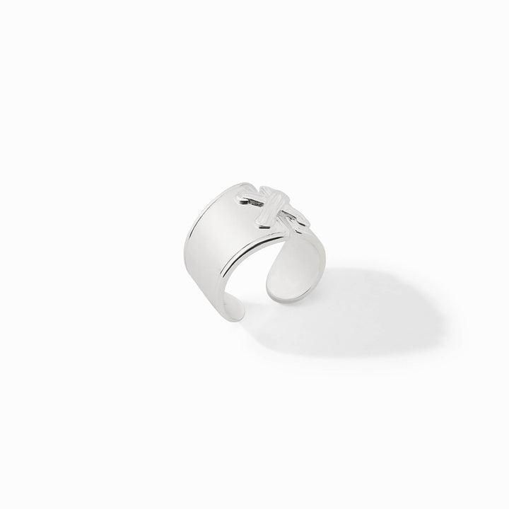 Julie Vos Essex silver ring side profile
