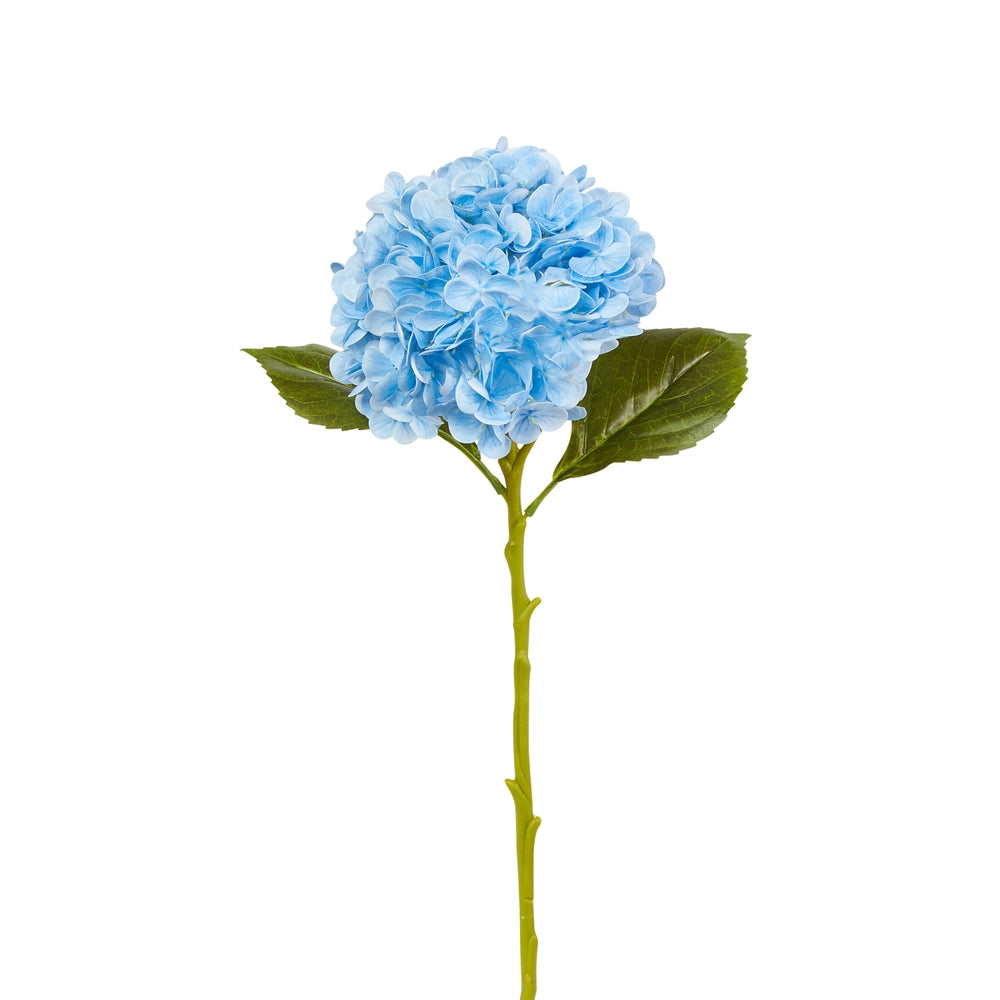 19" Real Touch Blue Hydrangea Stem