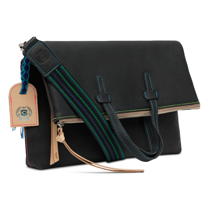 Consuela Cyndi Field Tote featuring a premium Cyndi leather exterior and top leather handles.