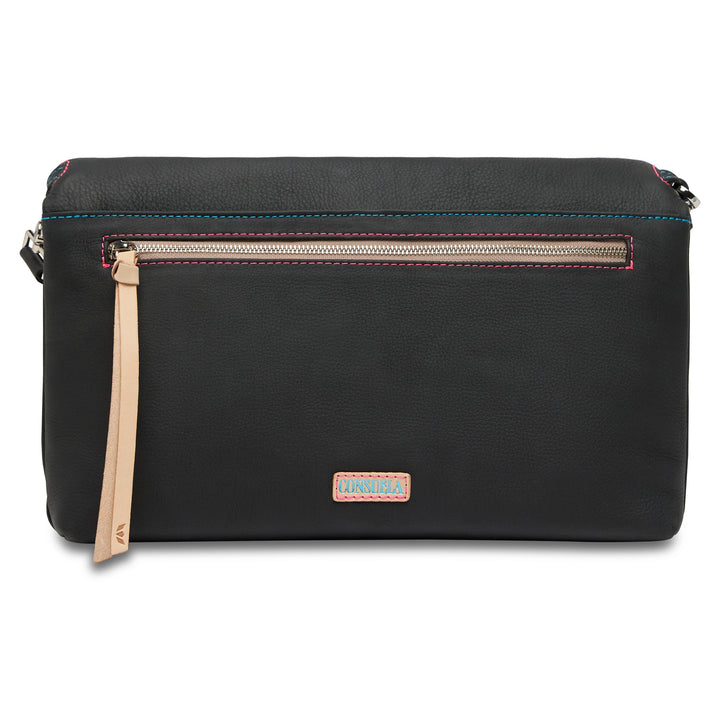 Consuela Cyndi Field Tote featuring a premium Cyndi leather exterior and top leather handles.