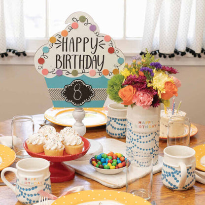 Happy Birthday Cupcake Topper