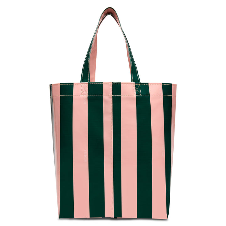 Consuela Fern Basic Bag featuring a deep green and light pink wipe-clean exterior.