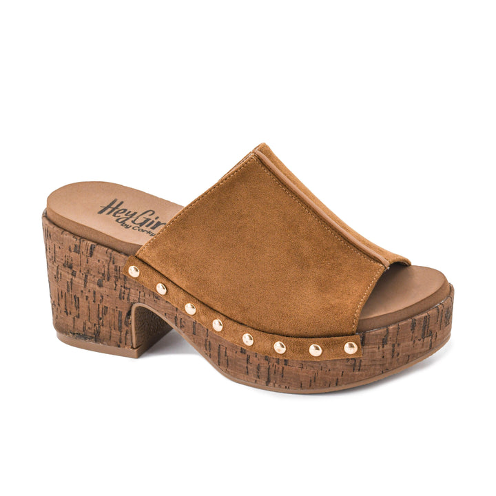 Corkys Gaslight Wedge - Camel