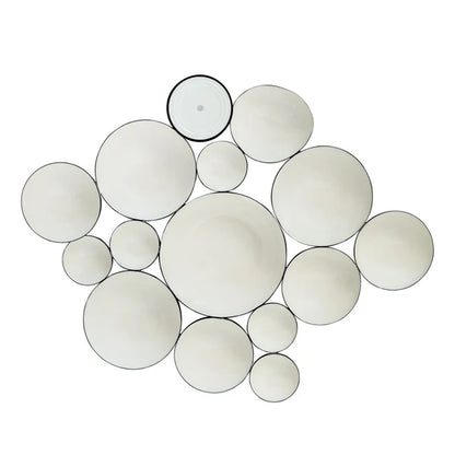 black and white bubble bowl