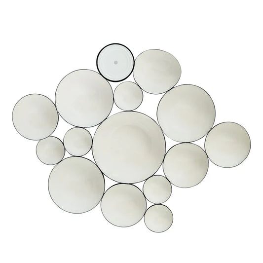 black and white bubble bowl