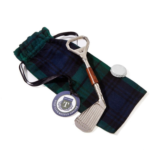 Golf Club Bottle Opener in Gift Pouch