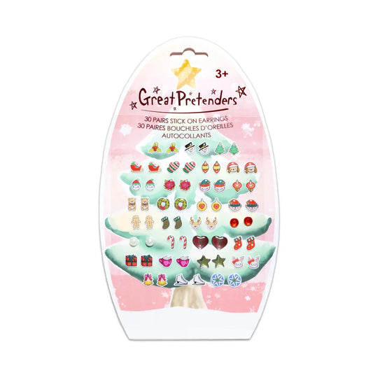 Holiday Sticker Earrings - 30 Pairs
