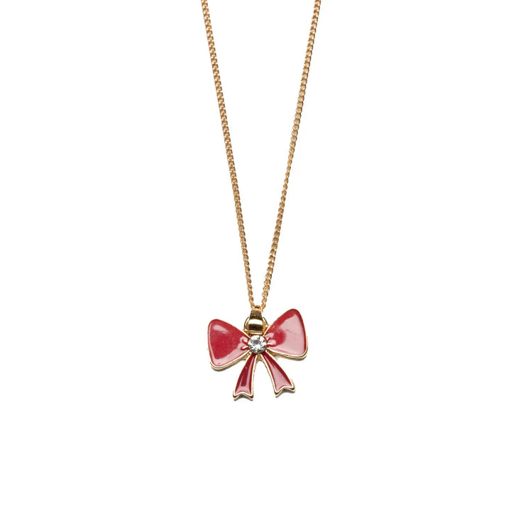 Holiday Bow Necklace