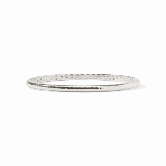 Havana Demi Bangle - Silver