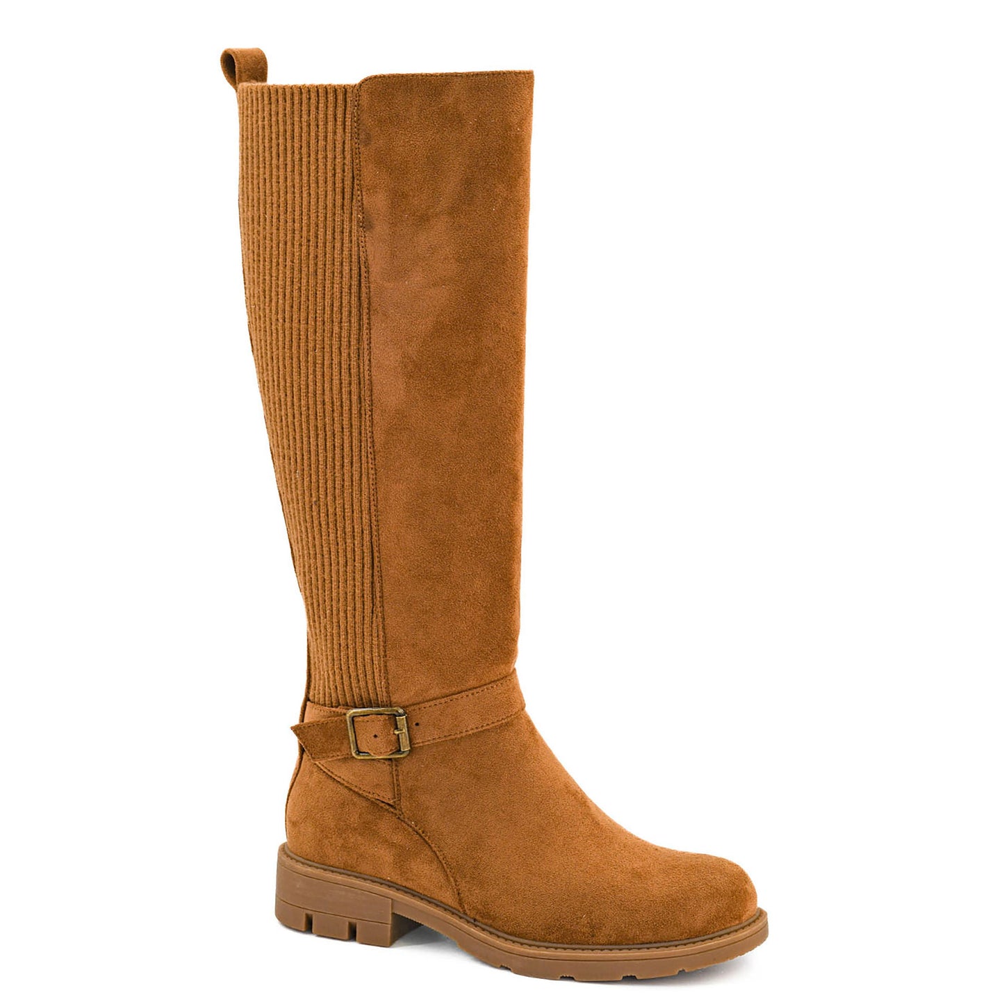 Hay There Tobacco Faux Suede
