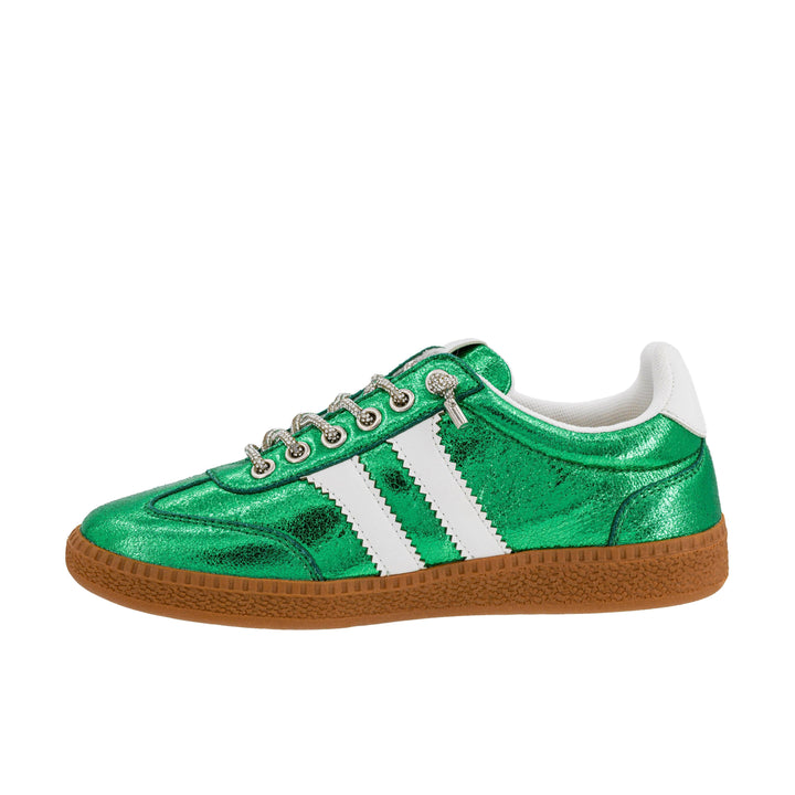 Corkys Heads Up Sneaker - Green Metallic