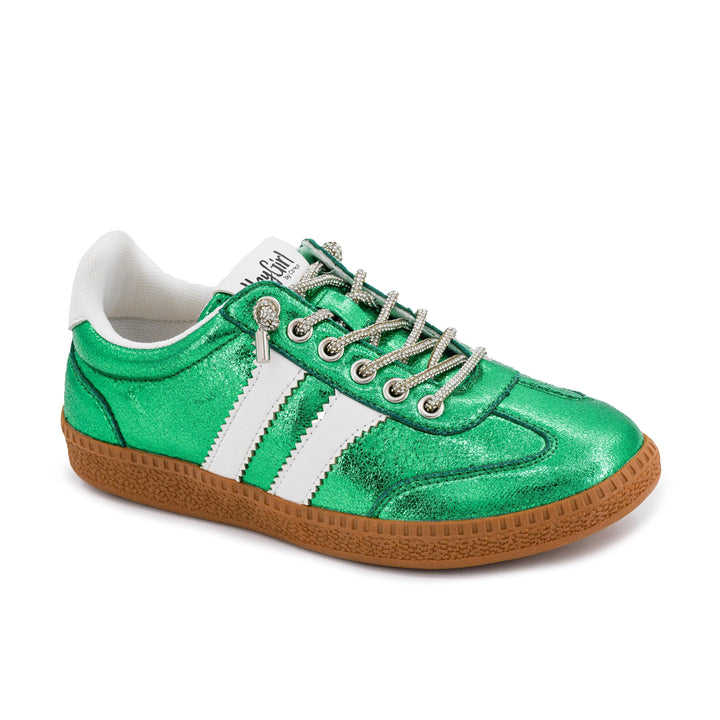 Corkys Heads Up Sneaker - Green Metallic