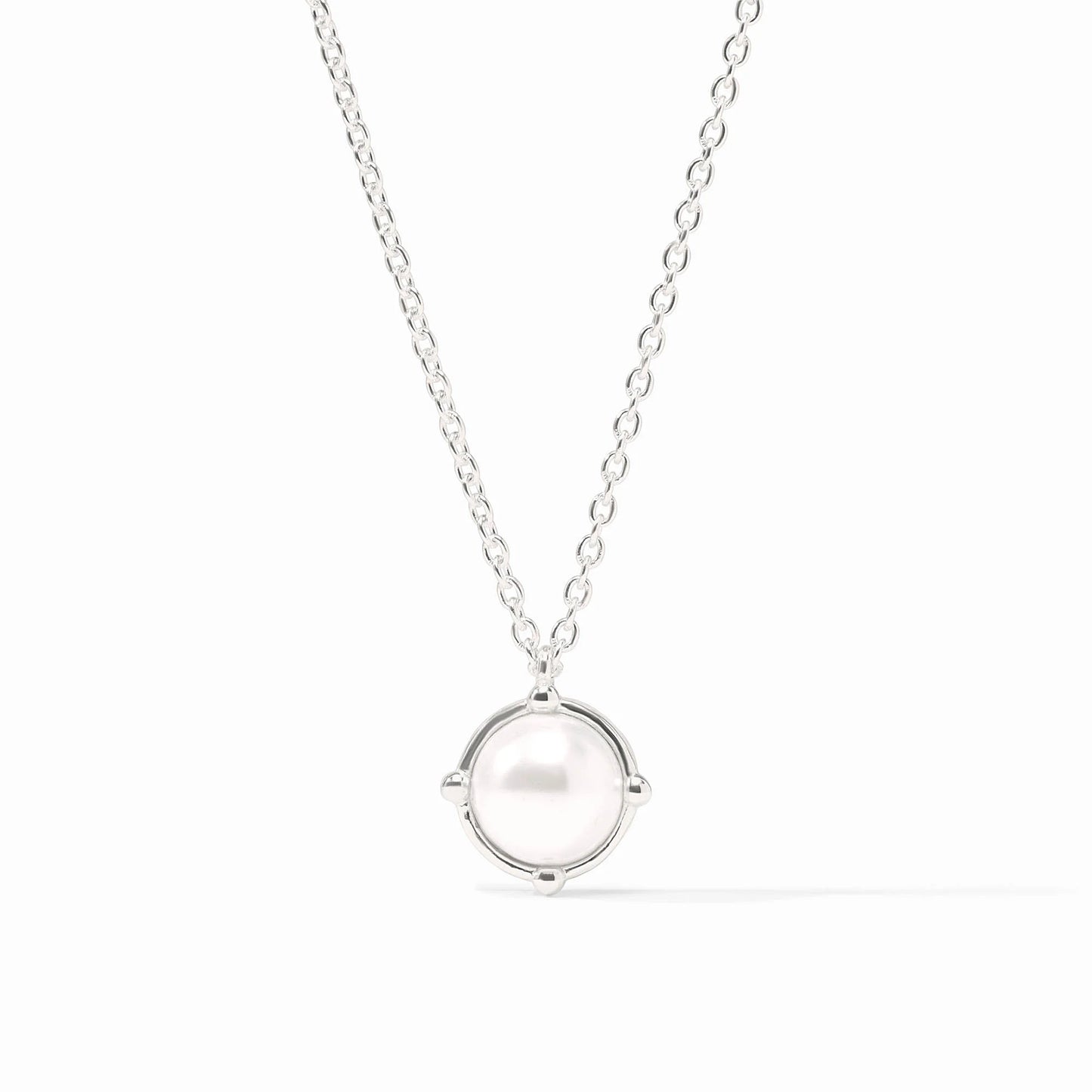 Honeybee Solitaire Silver Necklace - Pure Silver Plated Pendant