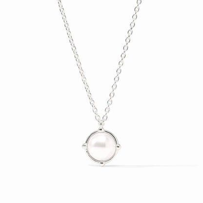 Honeybee Solitaire Silver Necklace - Pure Silver Plated Pendant