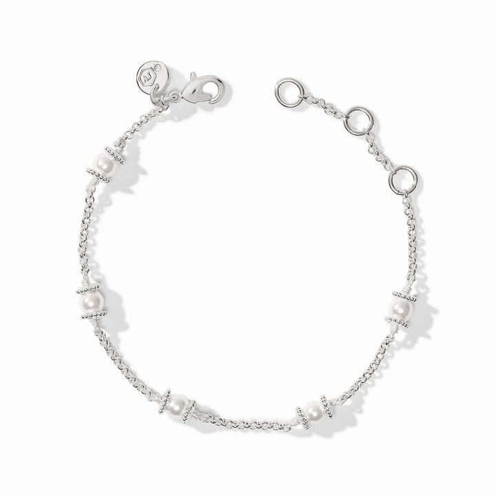 Hydra Delicate Silver Bracelet - Pearl &amp; Turquoise Options