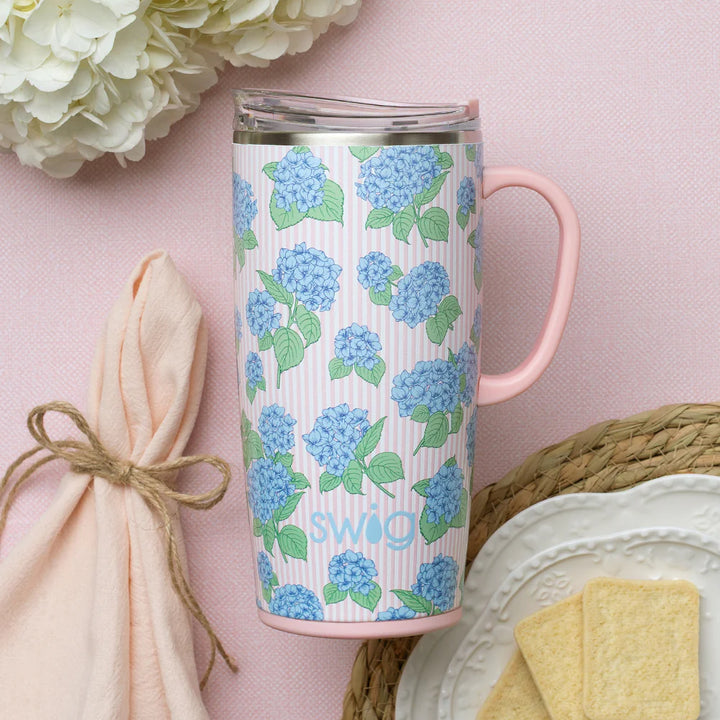 Swig Life Hydrangeas Travel Mug 22oz