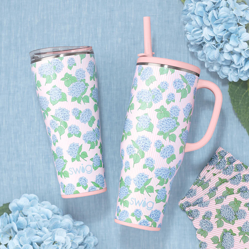 Swig Life Hydrangeas Mega Mug 40oz