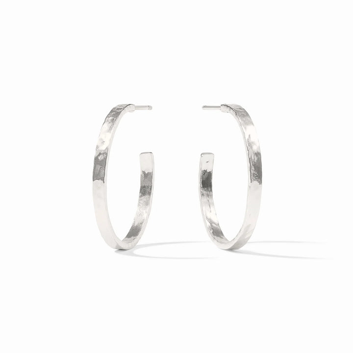 Crescent Hoop - Silver
