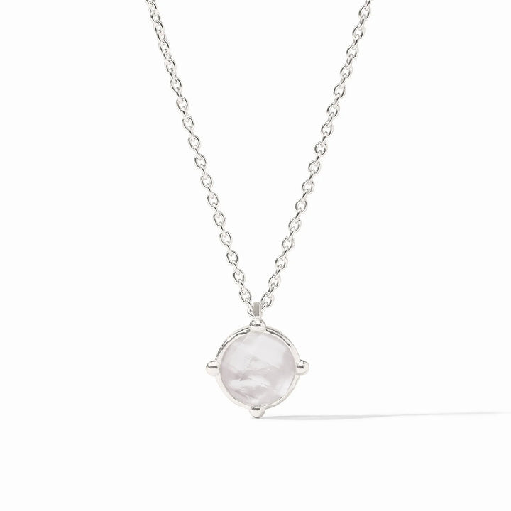 Honeybee Solitaire Silver Necklace - Pure Silver Plated Pendant