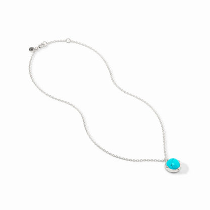 Honeybee Solitaire Silver Necklace