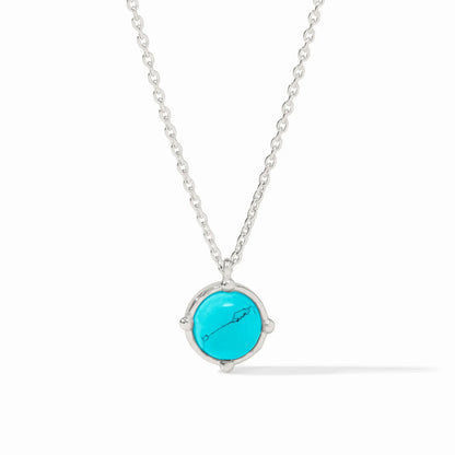 Honeybee Solitaire Silver Necklace