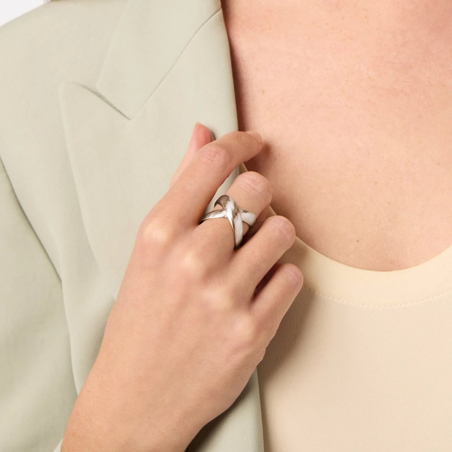 Catalina X Ring silver