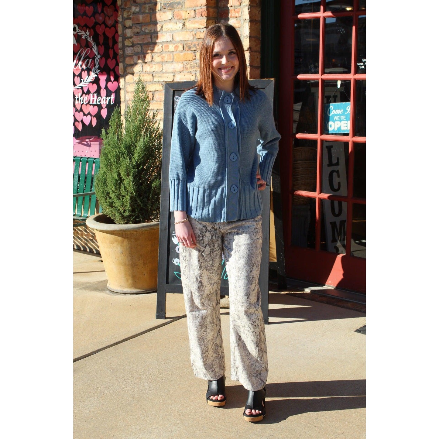 The Sloane Snake Barrel Pants