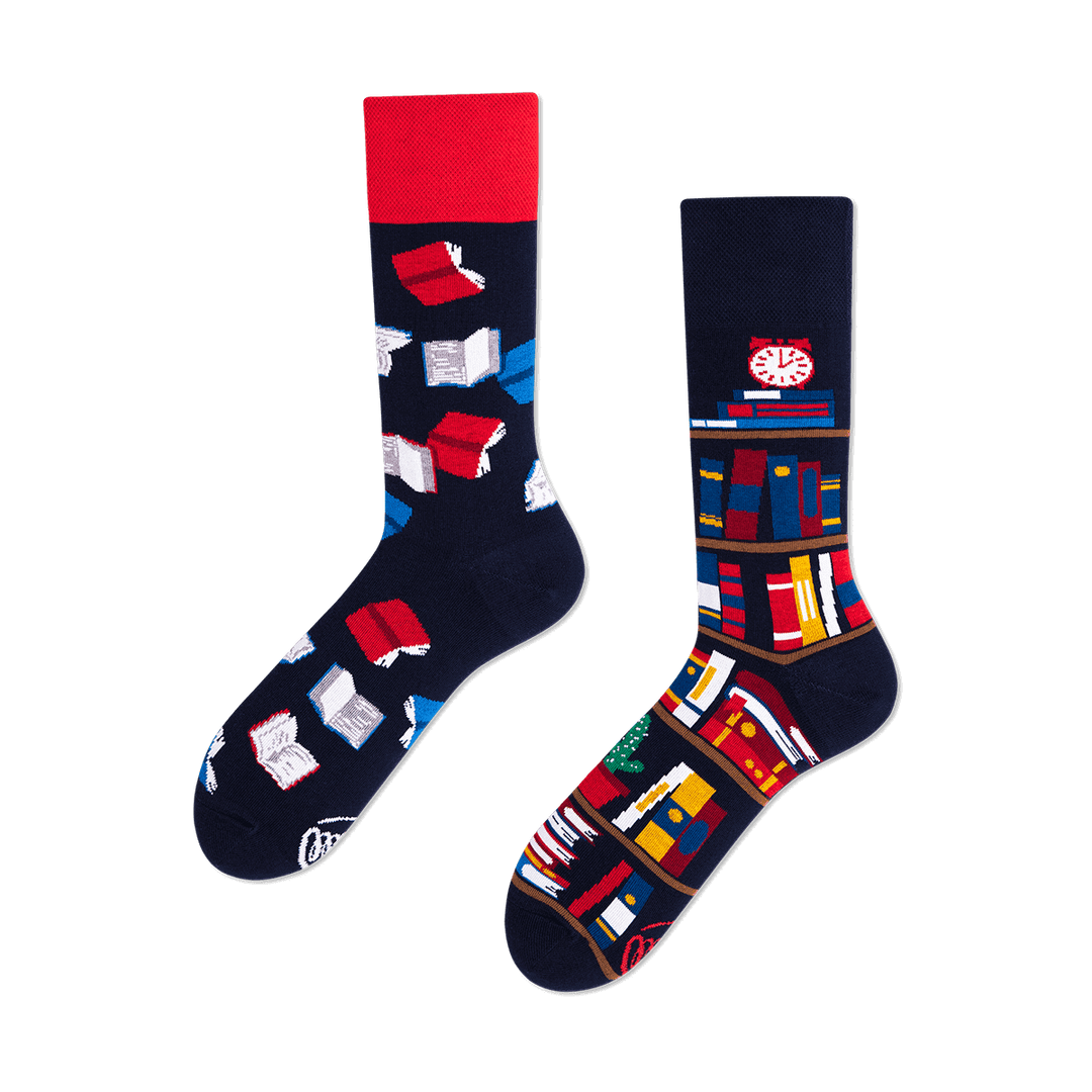 Many Mornings - The Book Story Crew Socks