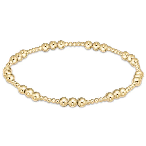 enewton Joy 4mm gold-filled bead bracelet on a white background