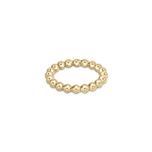 Classic gold 3mm Bead Ring