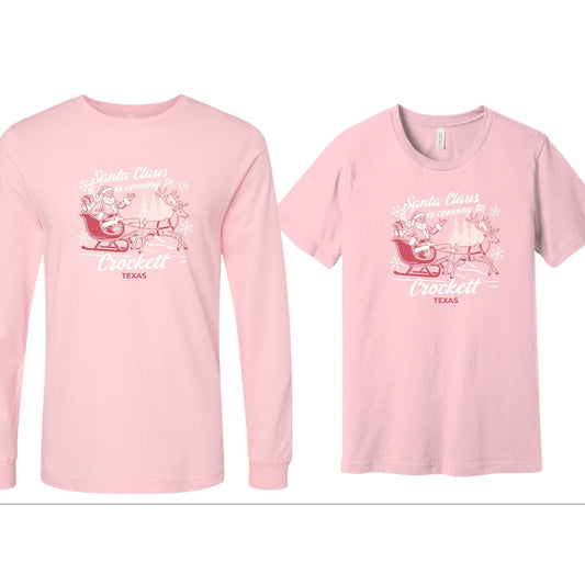 Santa is Coming to Crockett, TX Shirt