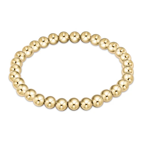 enewton Classic Gold 6mm Bead Bracelet on 14kt gold filled beads.