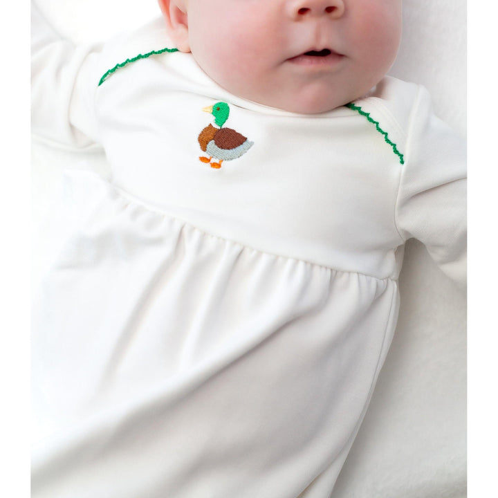 Goosies Mallard Embroidered Pip Gown detail view 2