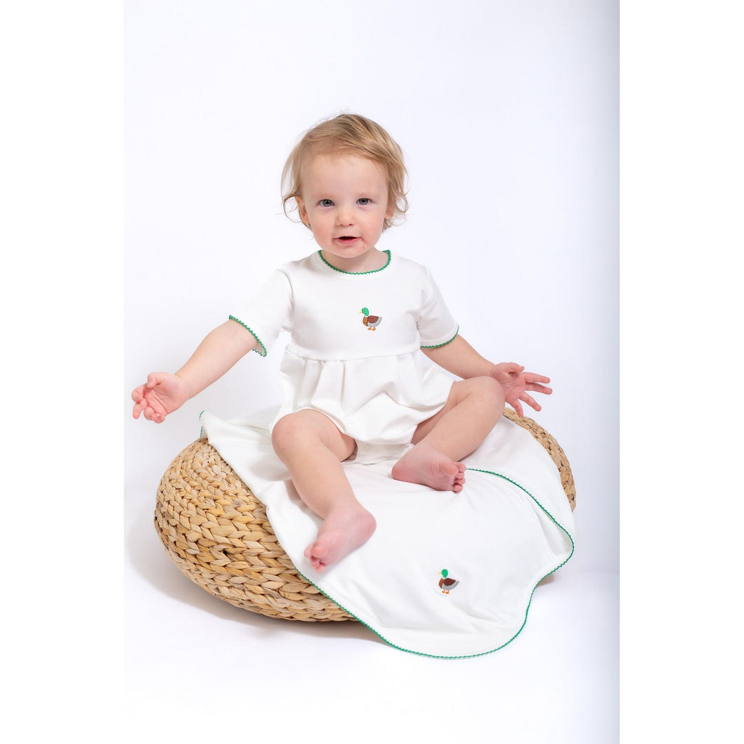 Goosies Mallard Embroidered Pip Blanket