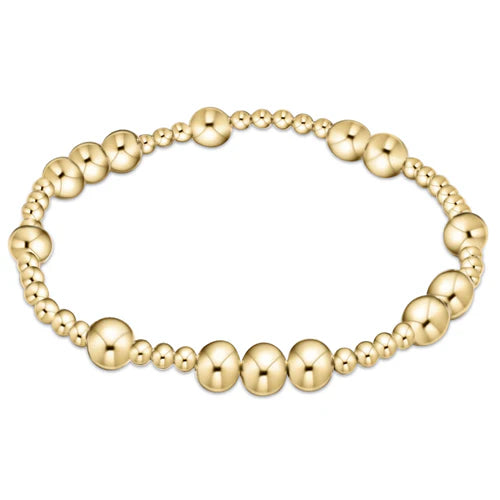 enewton Hope Unwritten 6mm gold-filled bead bracelet with alternating 3mm and 6mm beads