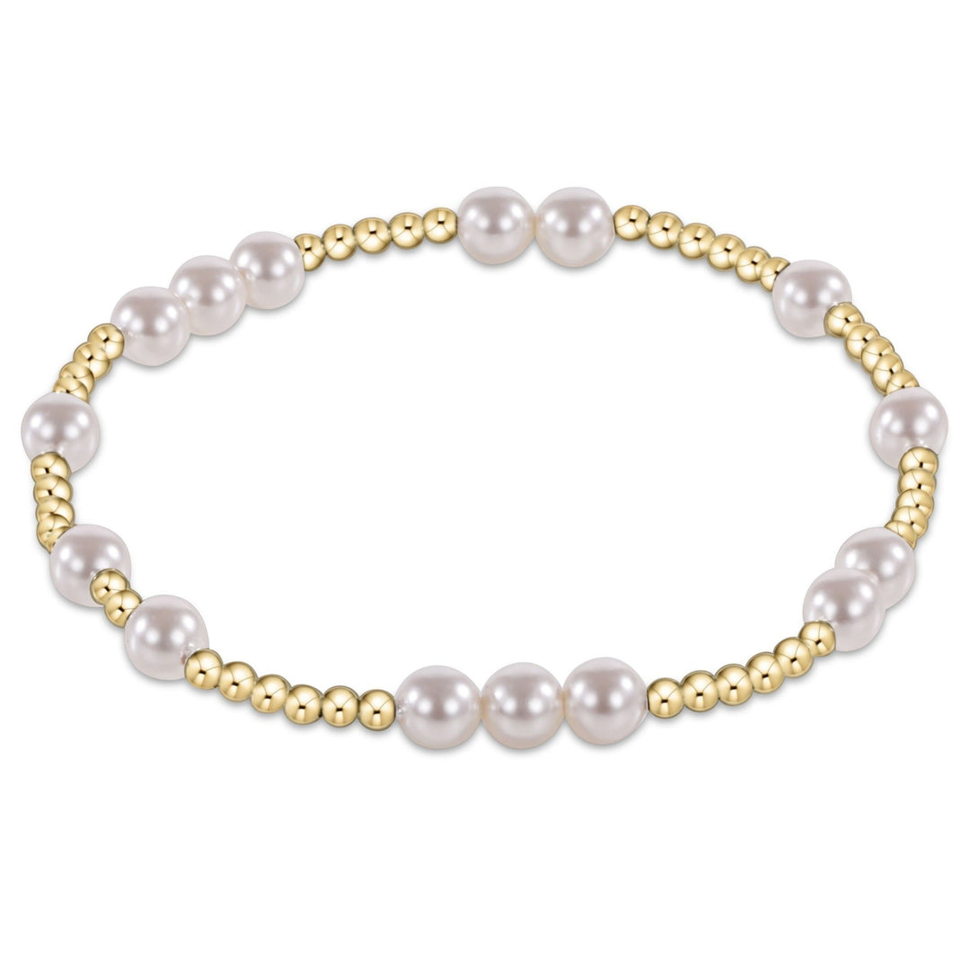 enewton Hope Unwritten 5mm pearl bracelet with 2.5mm 14kt gold-filled beads