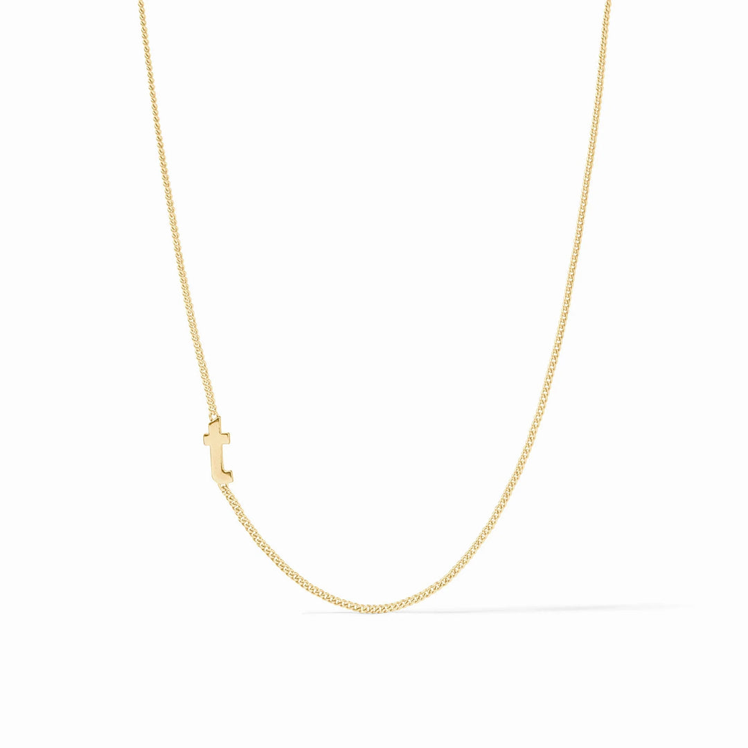 Julie Vos Initial Delicate Necklace - Gold