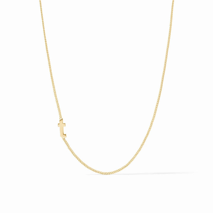 Julie Vos Initial Delicate Necklace - Gold