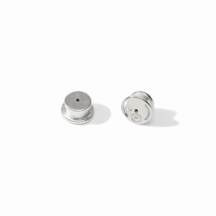 Signature Earring Back Set-Silver