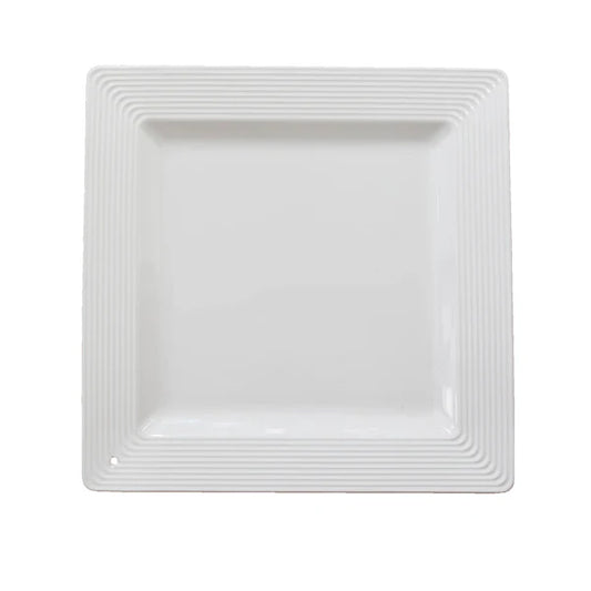 pinstripes square platter