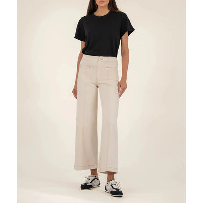 Meg High Rise Wide Leg - Canvas
