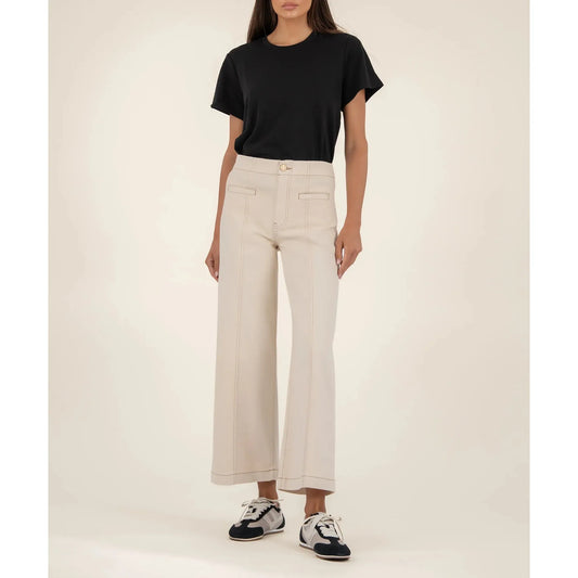 Meg High Rise Wide Leg - Canvas