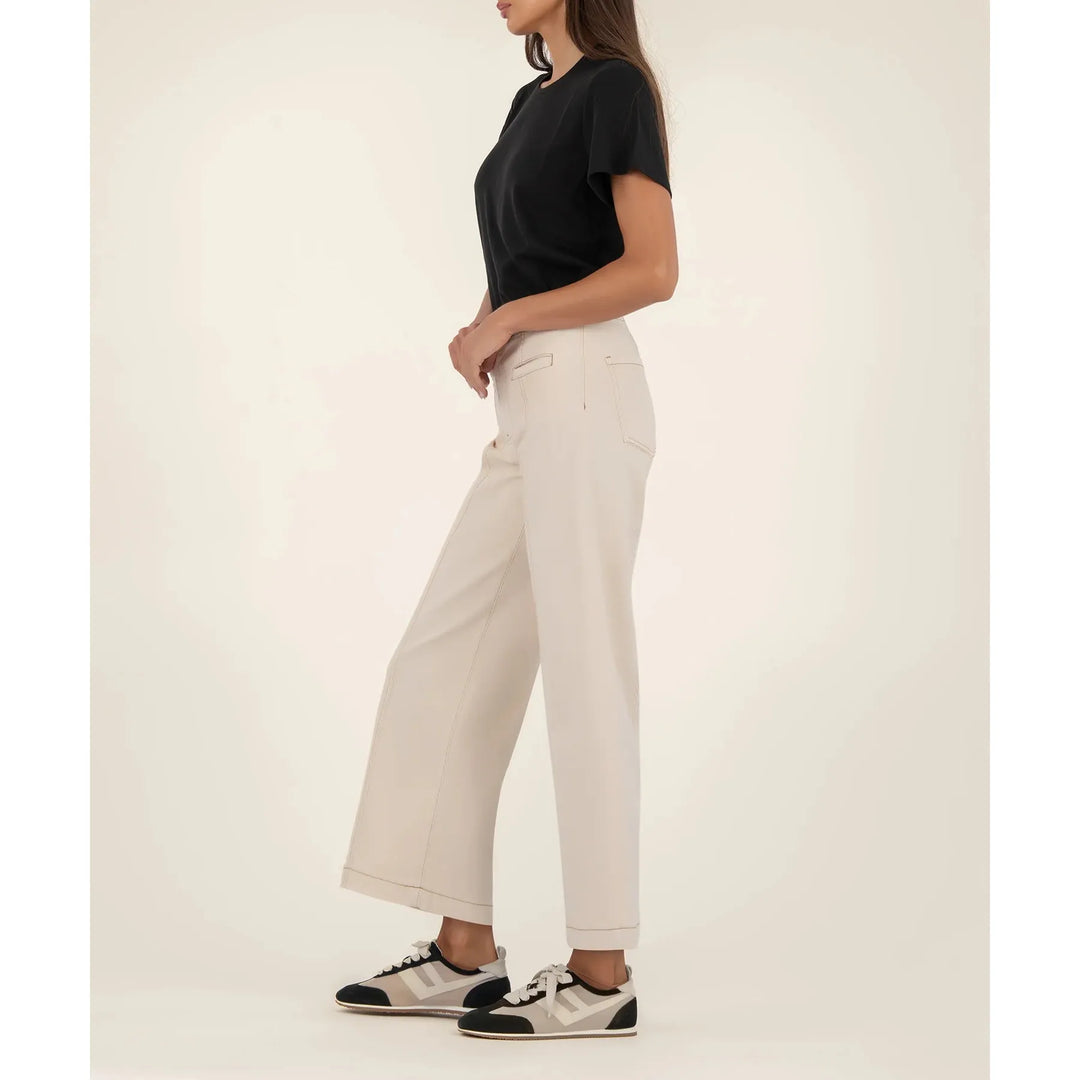 Meg High Rise Wide Leg - Canvas