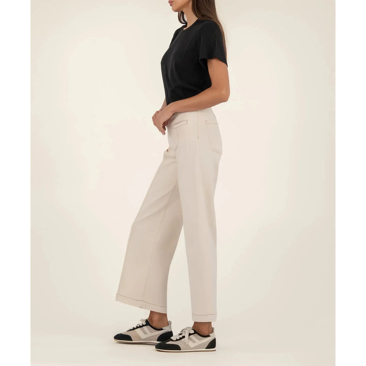 Meg High Rise Wide Leg - Canvas